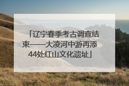 辽宁春季考古调查结束——大凌河中游再添44处红山文化遗址