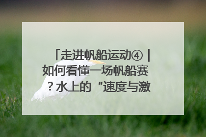 走进帆船运动④｜如何看懂一场帆船赛？水上的“速度与激情”同样精彩