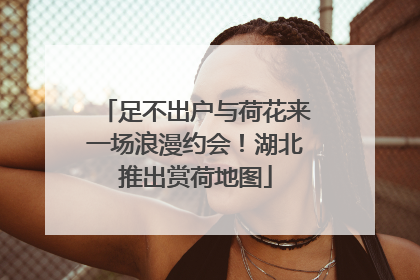 足不出户与荷花来一场浪漫约会！湖北推出赏荷地图
