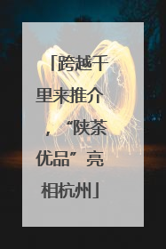 跨越千里来推介，“陕茶优品”亮相杭州