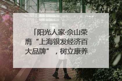 阳光人家·佘山荣膺“上海银发经济百大品牌”，树立康养行业新标杆