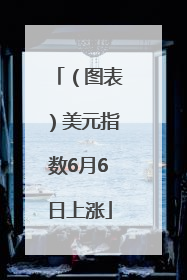 （图表）美元指数6月6日上涨