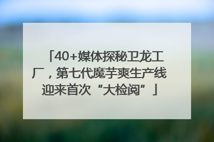 40+媒体探秘卫龙工厂，第七代魔芋爽生产线迎来首次“大检阅”